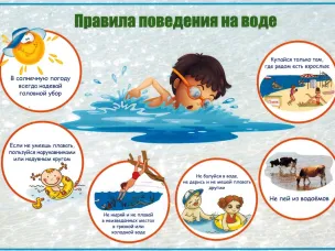 Правила поведения на воде в летний период